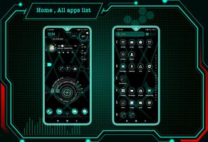 Hi-tech launcher captura de pantalla 2