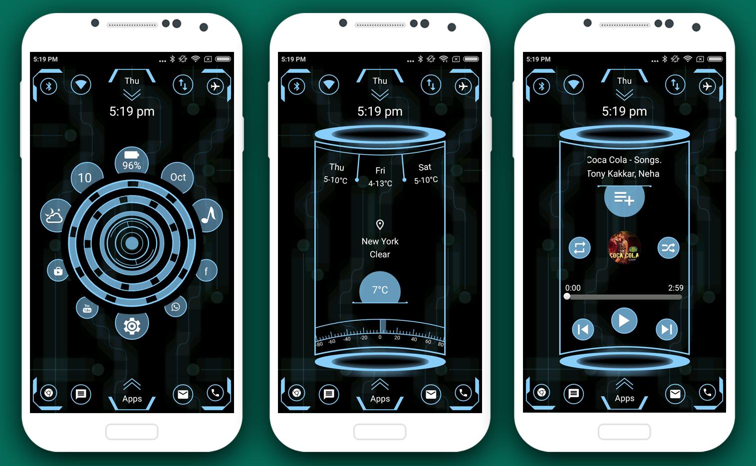 Китайский лаунчер для андроид. Silverfish Launcher Android.