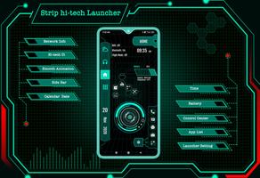 Strip Hi-tech Launcher 2023 постер
