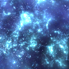 Blue Space Nebula HD أيقونة