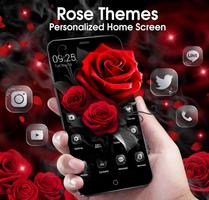 Rose Launcher - HD Live Wallpapers, Themes, Emojis पोस्टर
