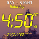 Day night changing clock lwp APK