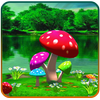 3D Mushroom Live Wallpaper আইকন