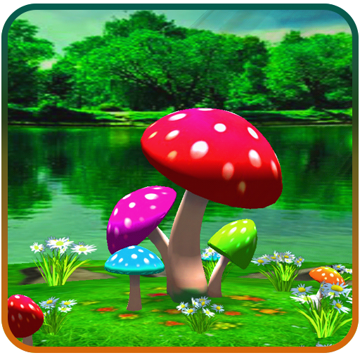 3D Mushroom Live Wallpaper HD