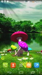 3D Mushroom Live Wallpaper HD アプリダウンロード