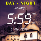 Day & Night Digital Clock LWP icône