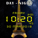 Day night auto change clock aplikacja