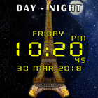 Icona Day night auto change clock