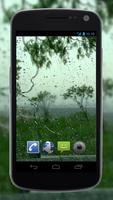 4K Rain Drops on Window Live Wallpaper poster