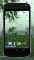 4K Rain Drops on Window Live Wallpaper capture d'écran 2