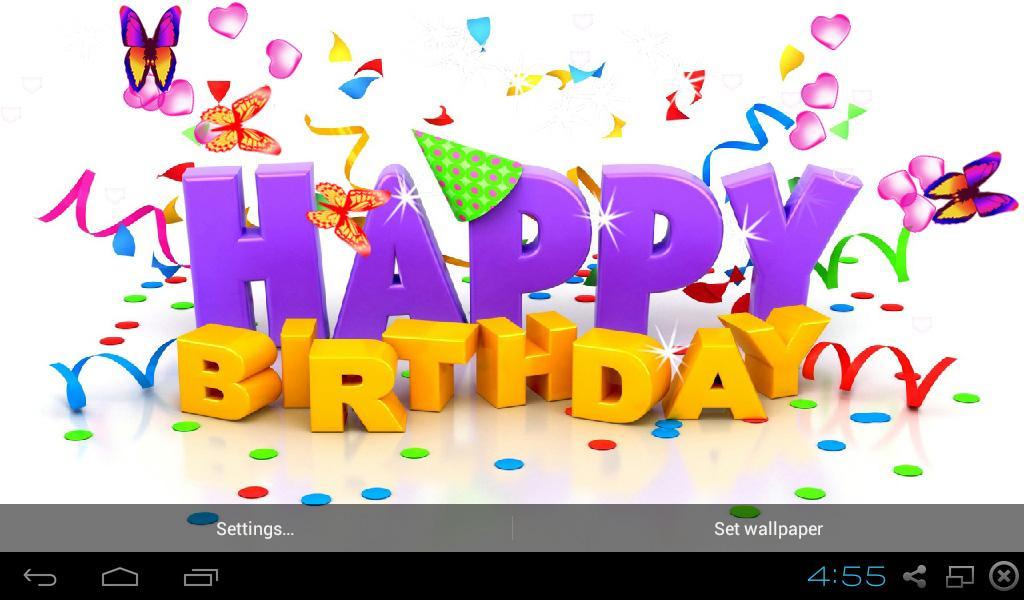 Happy Birthday Live Wallpaper Screen Lock Sensor For Android Apk Download