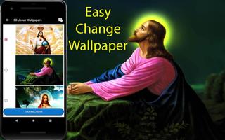 3D Jesus Live Wallpapers captura de pantalla 1