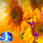 3D Sunflower Wallpaper - Screen Lock, Sensor, Auto biểu tượng