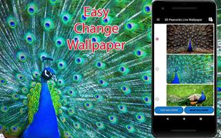 Peacock Live Wallpaper الملصق