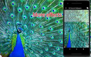 Peacock Live Wallpaper تصوير الشاشة 2
