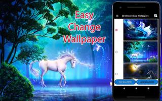 Unicorn Live Wallpapers Cartaz