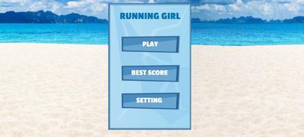Poster Running Girl