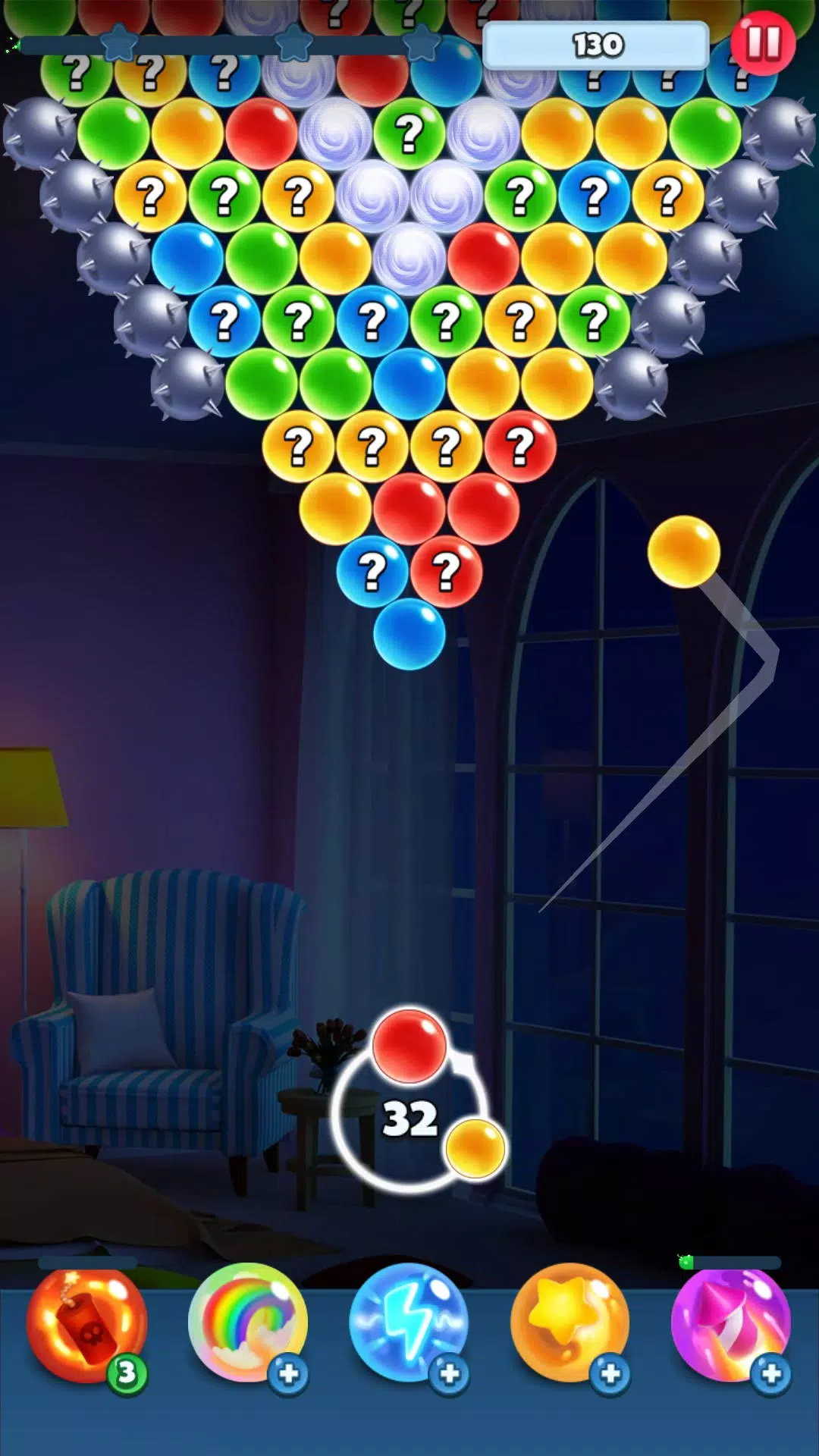 Como jogar Bubble Shooter, um game de raciocínio para Android e