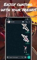 Free F Stickers for Whatsap - New FF Stickers تصوير الشاشة 3
