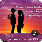 Love Lyrical Video Maker 아이콘