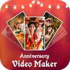 Anniversary Video Maker icône