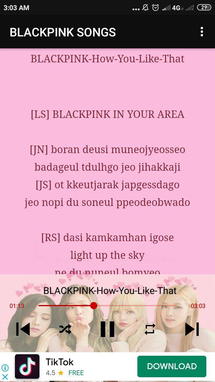 How You Like That Blackpink Song Offline For Android Apk Download