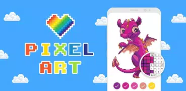 Pixel Art Color by Number: Sandbox Number Coloring