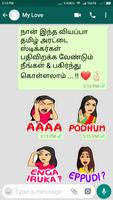Tamil Chat Sticker Cartaz
