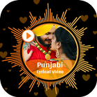 Punjabi Lyrical Video Maker - punjabi video maker icono