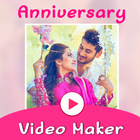 Anniversary Video Maker ไอคอน
