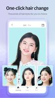Hair Styler app for Women ポスター