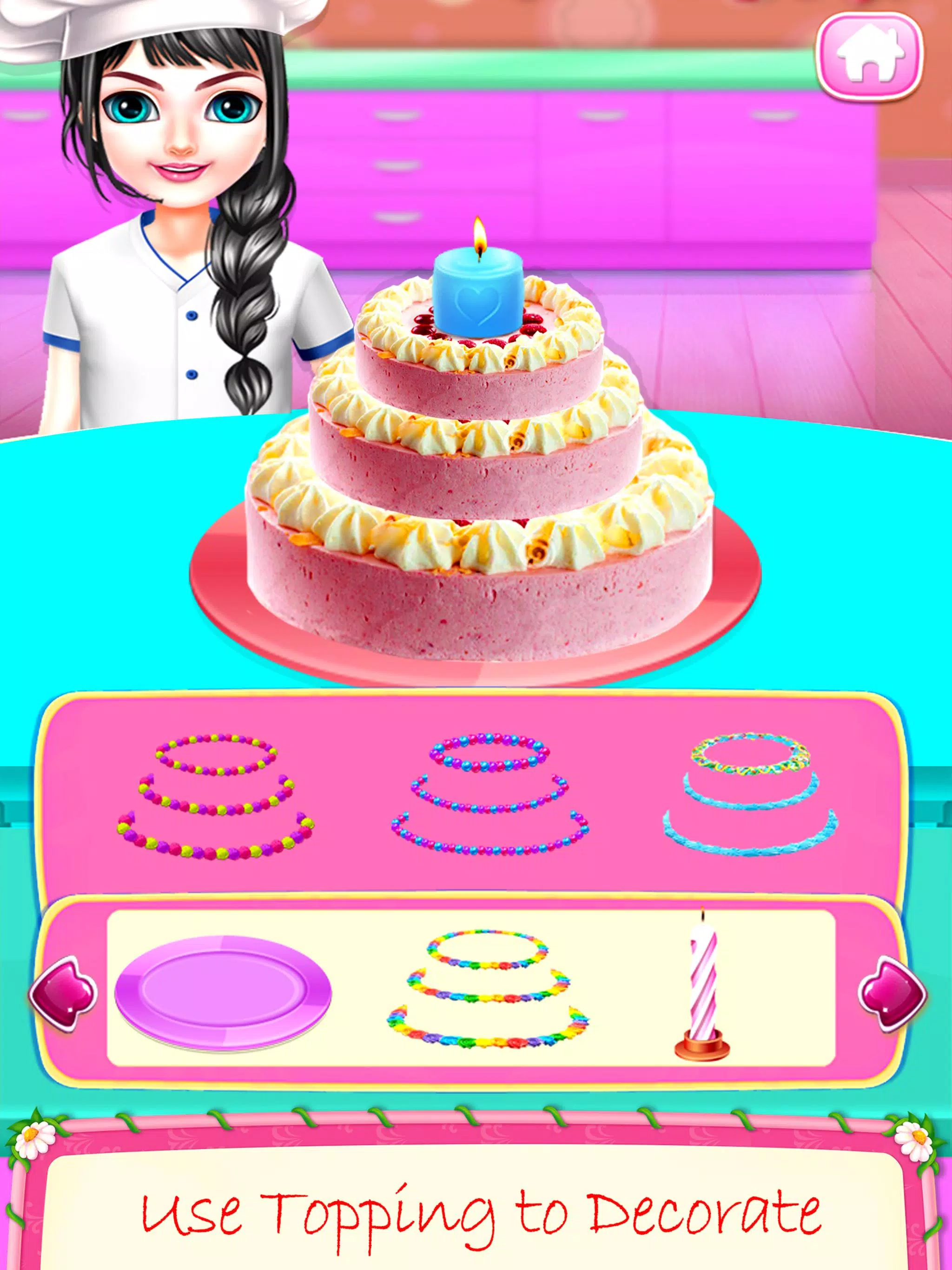 REAL CAKE MAKER - JOGO DE FAZER BOLO MAQUINA DE BOLO REAL 3D 