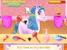 Unicorn Braided Hair Salon Makeover Gaya Rambut screenshot 1