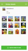 Lovely Teletubbies Sticker Pack App -WAStickerApps Poster
