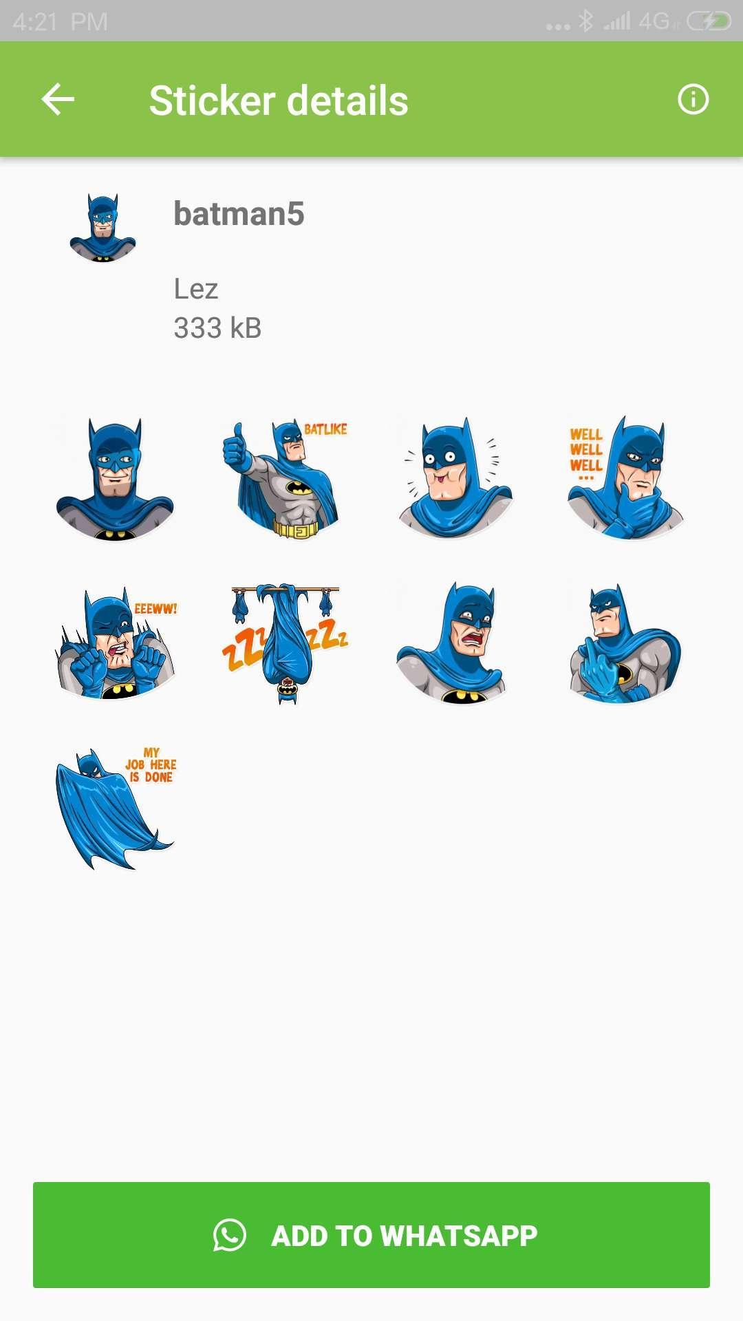 Wastickerapps Dark Knight Stickers For Whatsapp For Android