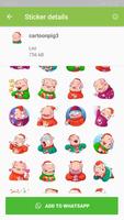 Lovely Piggy Stickers for Whatsapp - WAStickerApps ポスター