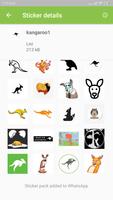 Lovely Kangaroo Sticker Pack App - WAStickerApps Affiche