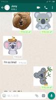 Lovely Koala Bear Sticker Pack App - WAStickerApps screenshot 1