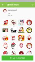 Santa Claus christmas Stickers App - WAStickerApps Affiche