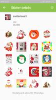 Santa Claus christmas Stickers App - WAStickerApps capture d'écran 1