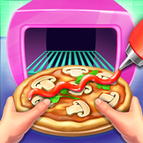 Пицца повар Еда Кухня Игры