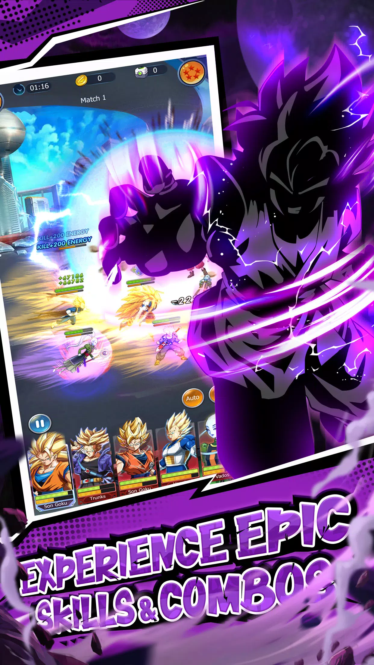 Universe Fighters: Final Clash Gameplay - Dragon Ball Idle RPG iOS