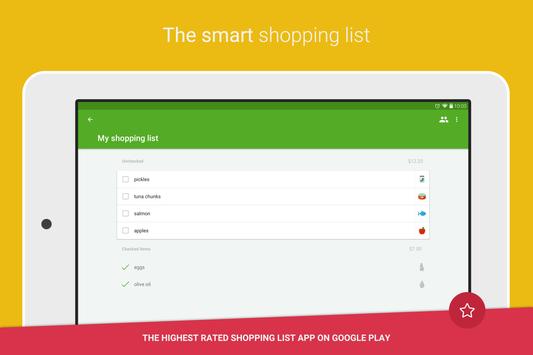 Grocery Shopping List - Listonic screenshot 9