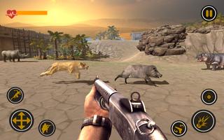 Animal Jungle Hunting Sniper Shooter Affiche