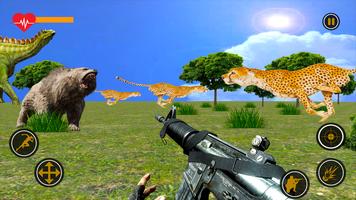 Animal Safari Dino Shooter Affiche
