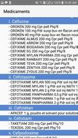 Liste des médicaments capture d'écran 2