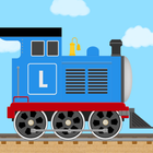 子供のためのレンガ列車ゲーム-子供の電車ゲーム列車鉄道ゲーム アイコン