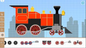 Labo积木火车儿童游戏-学龄前益智小火车创造轨道交通工具 海报