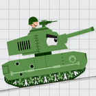 Labo Panzer-Kinderspiel Zeichen