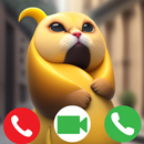 Banana Cat Fake Call Memes APK